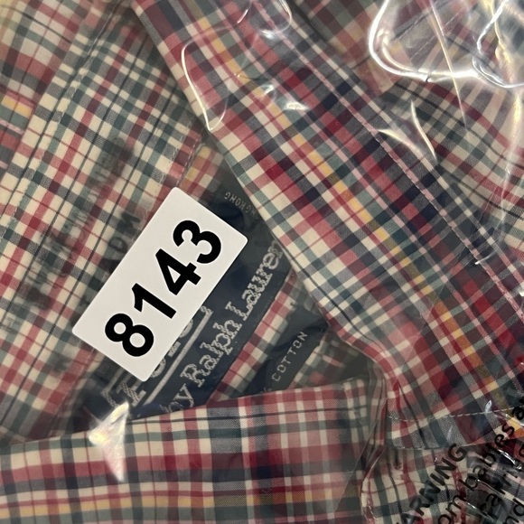 Vintage Polo Ralph Lauren Medium Lightweight Western Men's Red Plaid Shirt - Picture 8 of 8